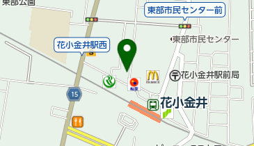 北進ランドリーの地図画像