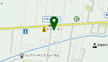 くるまや遊の地図画像