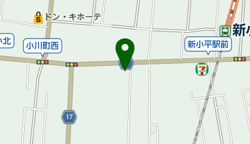 アライタイヤセンターの地図画像