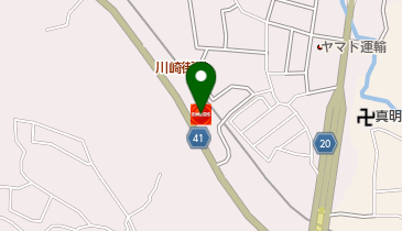 百草石油の地図画像