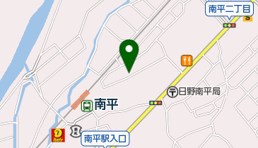 長坂表具店の地図画像