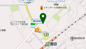 日野市立とよだ市民ギヤラリーの地図画像