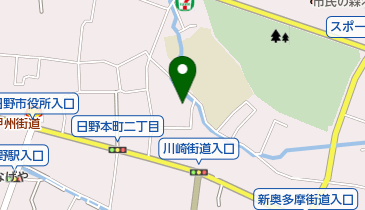 日野市 中央公民館の地図画像