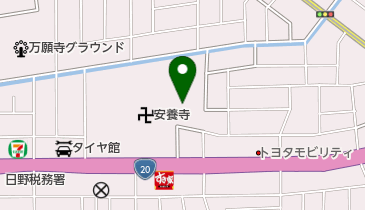 日野市立 万願寺交流センターの地図画像