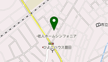 豊田キリスト教会の地図画像