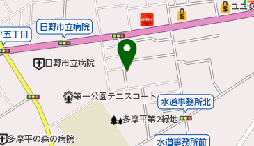 日野台教会の地図画像
