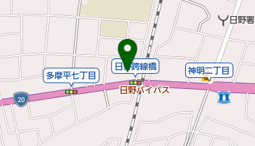 社団法人日野青年会議所の地図画像