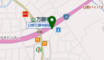 土方自動車整備工場の地図画像