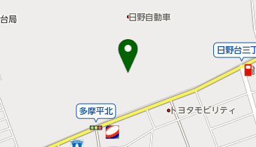 日野自動車株式会社の地図画像