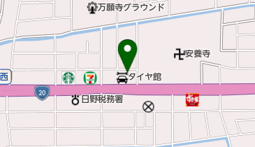 スタジオアリス日野店の地図画像