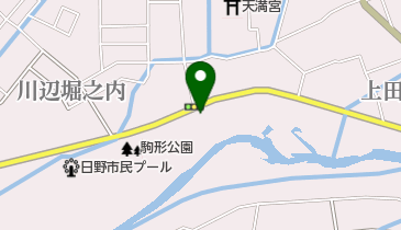 日野市 市民プールの地図画像