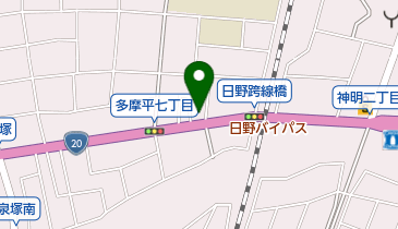 竹そう釣具店の地図画像