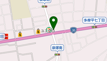 ヘアーサロン多摩の地図画像