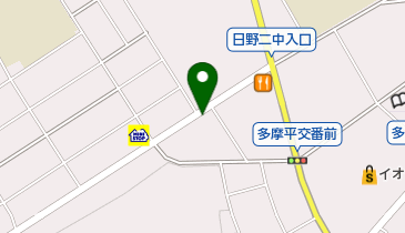 まつえ理容店の地図画像