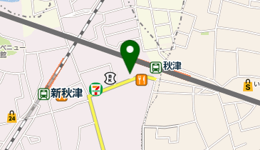 ハロースミス秋津店の地図画像