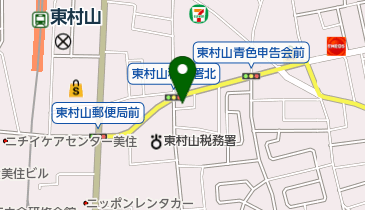 布亀株式会社マザーケア東村山デリバリーセンターの地図画像