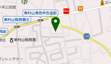 東村山キリスト教会の地図画像