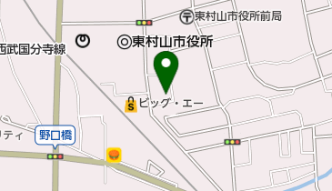 社団法人東村山市医師会の地図画像