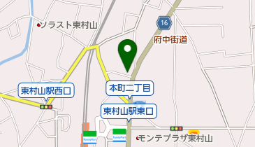 東村山市商工会の地図画像