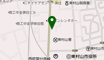 東村山法人会の地図画像