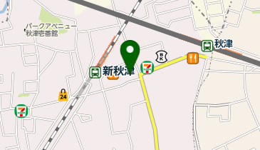 アプレシオ秋津店の地図画像