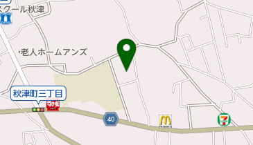 東村山市役所 秋津児童館の地図画像