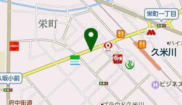 美容室クーズ久米川店の地図画像