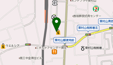 メガネのタニ東村山店の地図画像