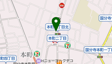 極真カラテ・国分寺道場の地図画像