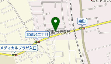 泉町整骨院の地図画像