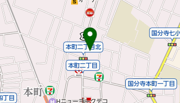 サンスターサレーヌ国分寺店の地図画像