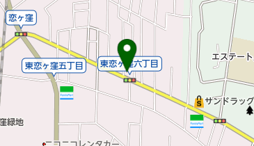 タバタ美容室国分寺店の地図画像