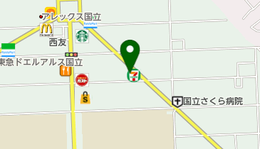 洋服の直し屋の地図画像