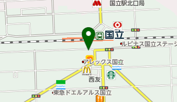 すずらん美容室国立店の地図画像