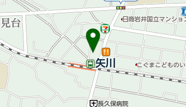 カットボックス矢川店の地図画像