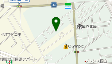 都市再生機構(独立行政法人) 東日本賃貸住宅本部 北多摩住宅管理センタの地図画像
