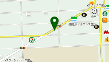 国立市役所 公民館の地図画像