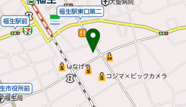 株式会社スズケン 福生支店の地図画像