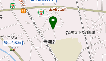 メカニックセンターの地図画像