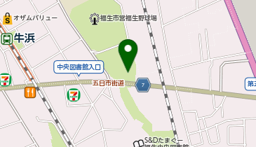 福生市立 さくら会館の地図画像