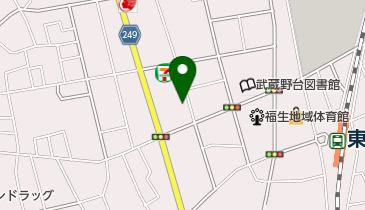 福生市公民館 松林分館の地図画像