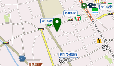 福生市立 扶桑会館の地図画像