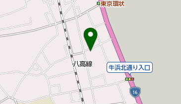 横田バプテスト教会の地図画像