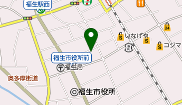 サイクルベースうちだの地図画像