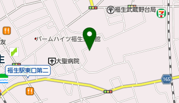 福生不動尊の地図画像