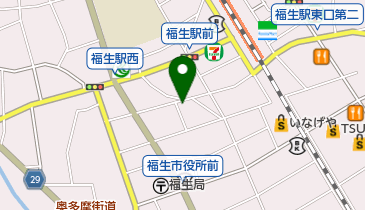東京補聴器福生店の地図画像