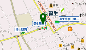 カットマート福生店の地図画像