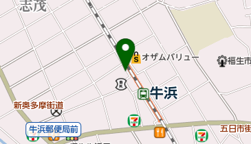 ヘアーサロンオオタケの地図画像