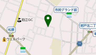 日本キリスト教団狛江教会の地図画像