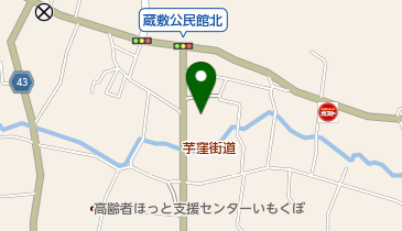 東大和市 蔵敷公民館の地図画像